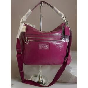 RARE Find NWT Coach F20108 Daisy Liquid Gloss Hobo SV Berry Y2K Style